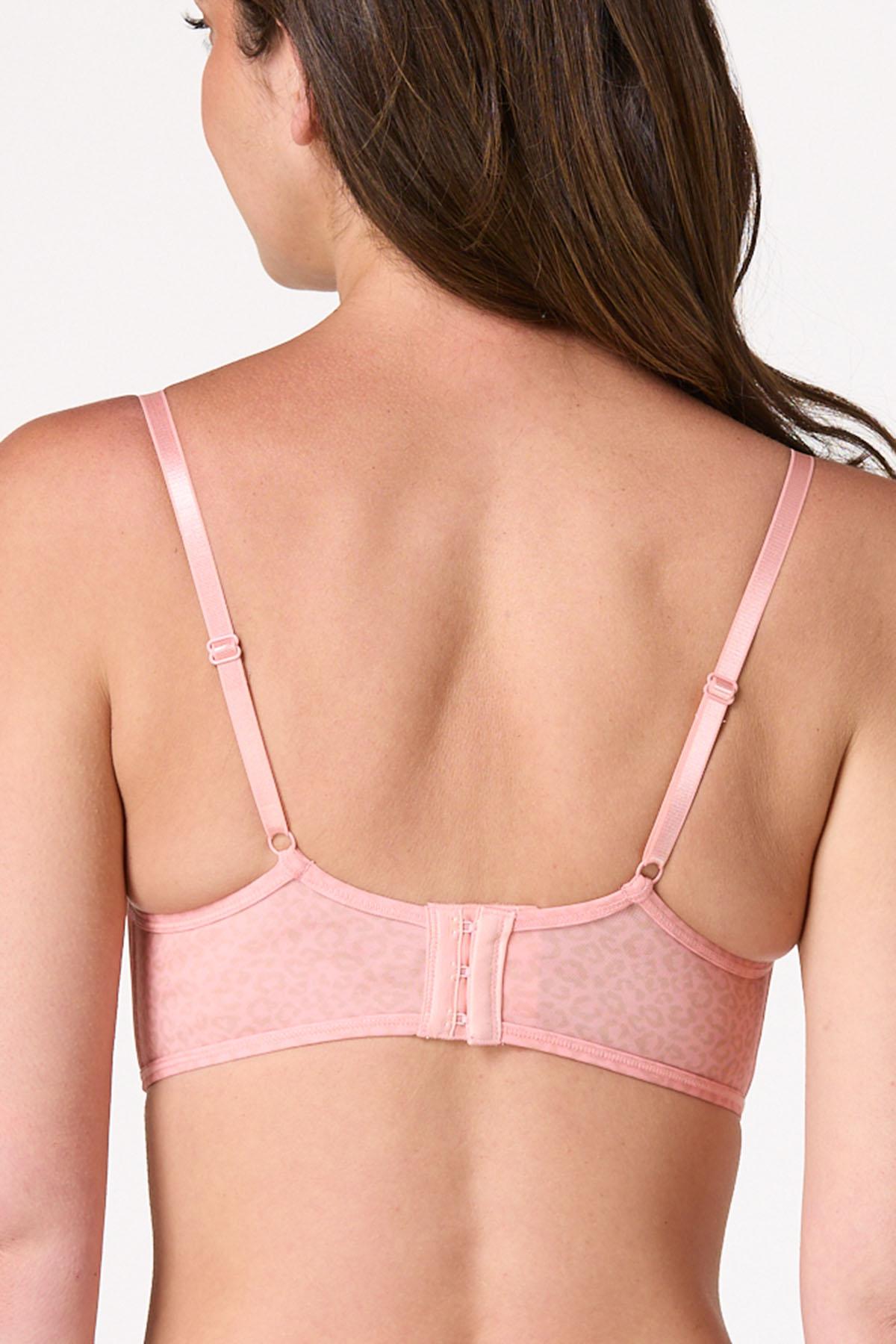 Cato Fashions | Cato Leopard Mesh Wire- Free Bra Set