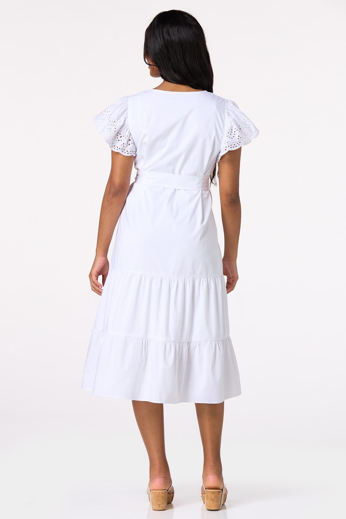  Cato Fashions | Cato Eyelet Flutter Sleeve Dress