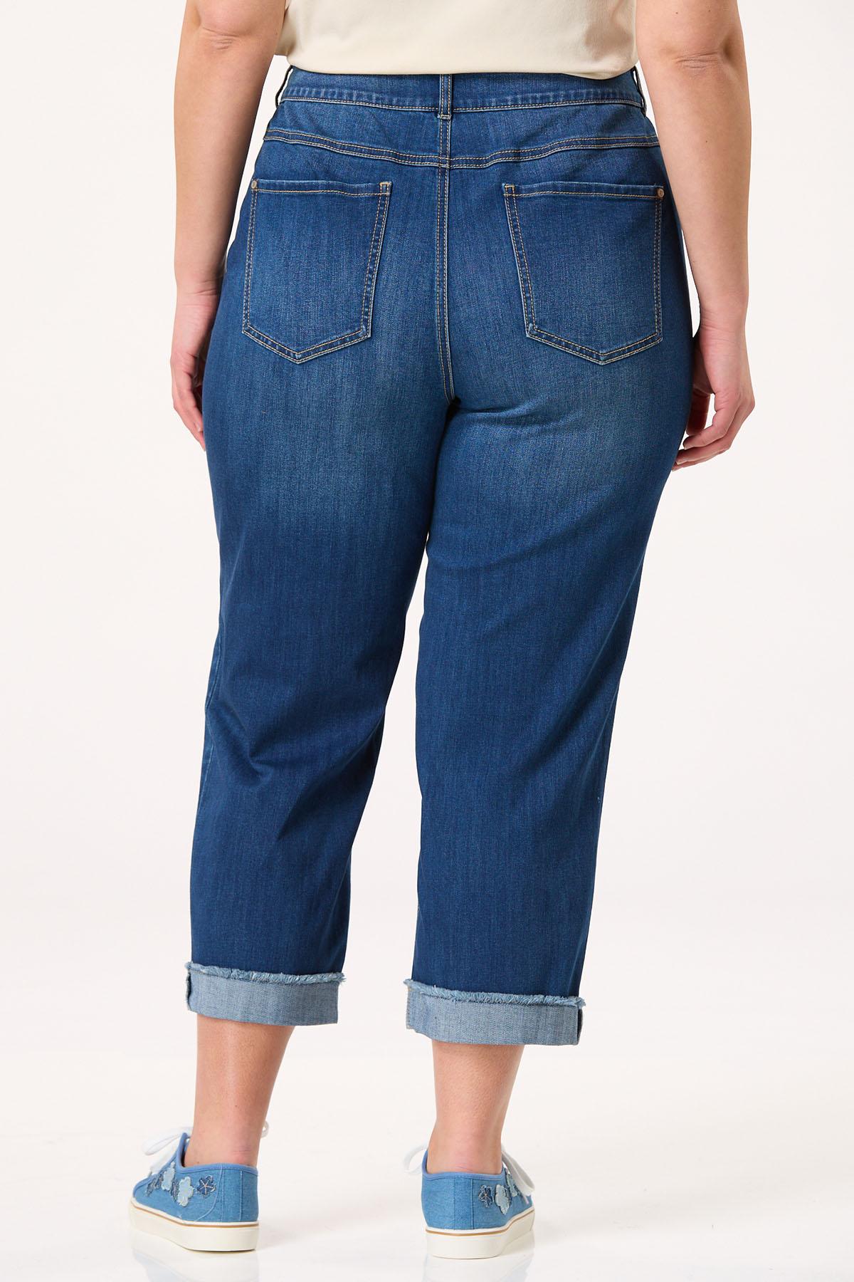 cato です Cato Fashions | Cato Plus Size Flower Detail Cropped Jeans