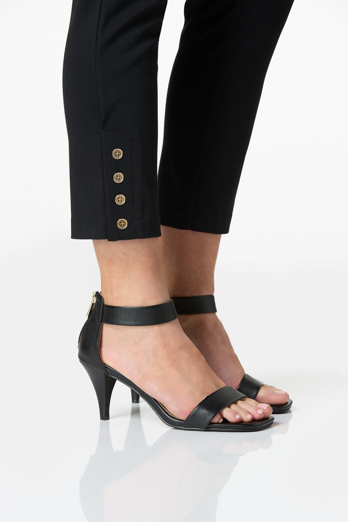  Cato Fashions | Cato Cropped Button Hem Ponte Pants