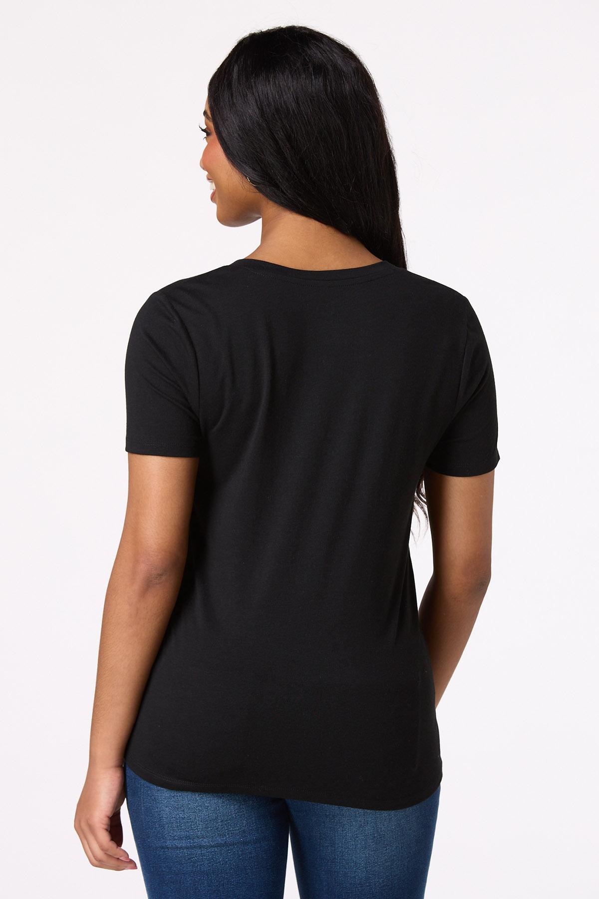  Cato Fashions | Cato Essential V- Neck Solid Tee