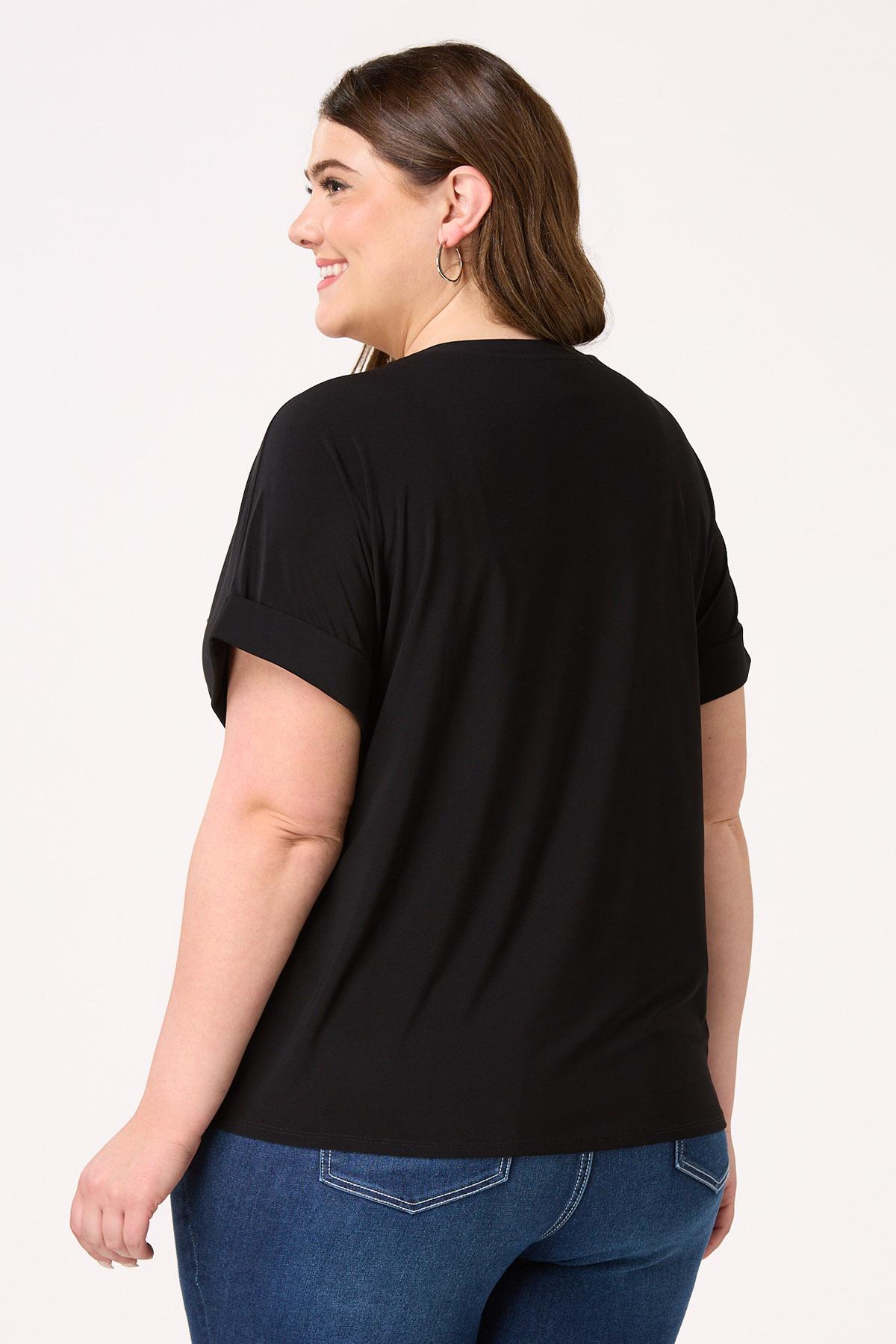  Cato Fashions | Cato Plus Size Jewel Embellished Knit Top
