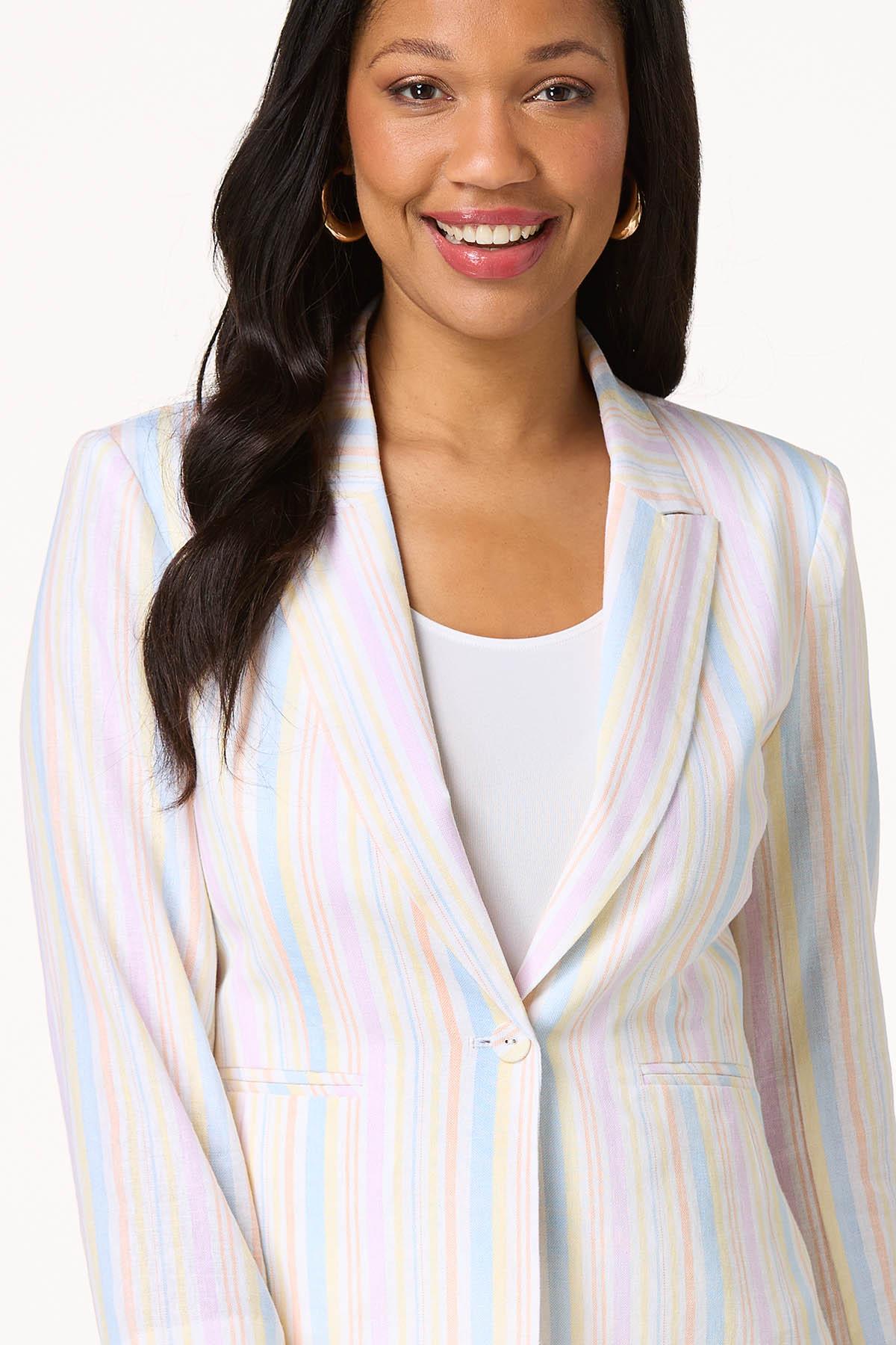 Cato Fashions | Cato Faded Stripe Blazer