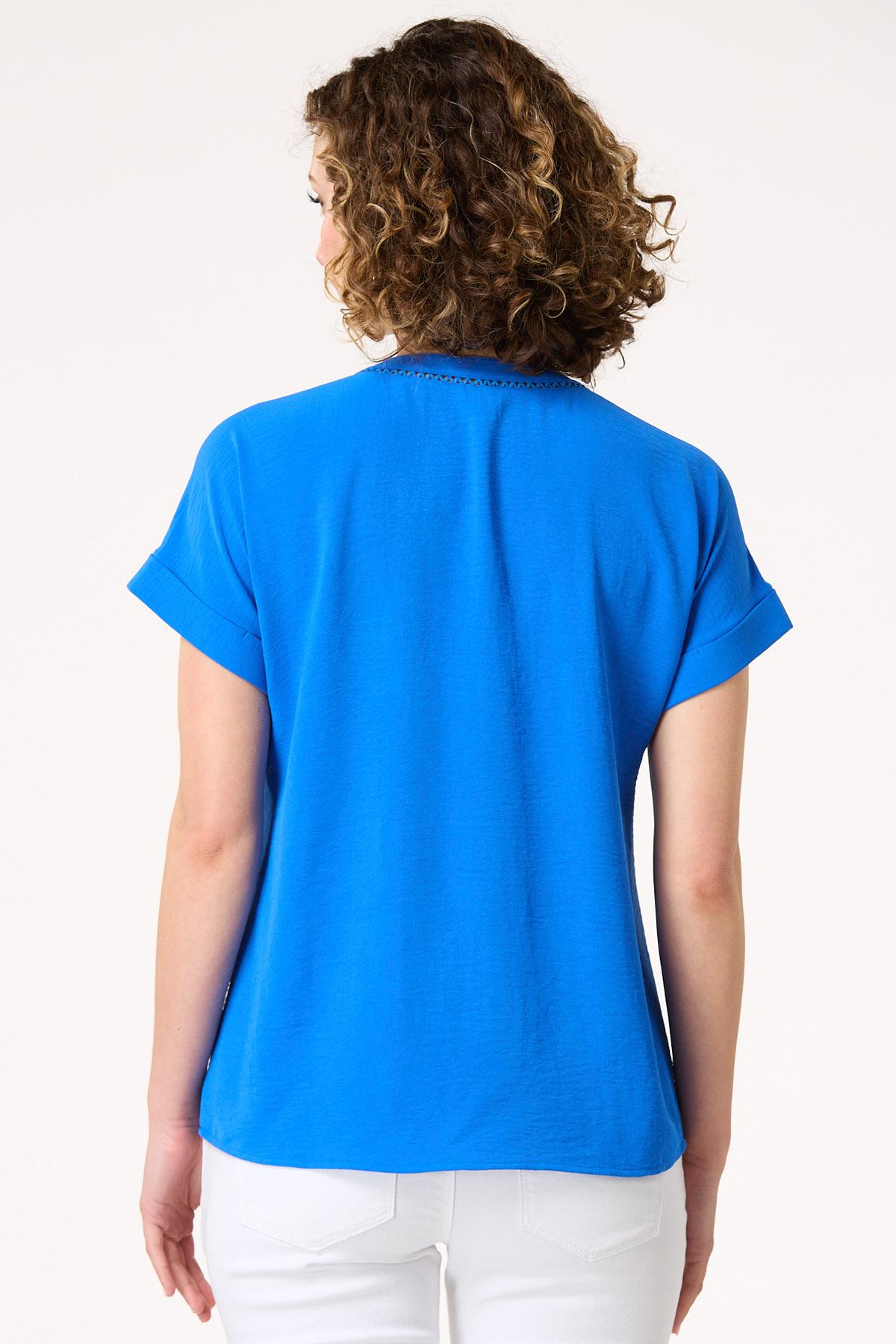 Cato Fashions | Cato Zig Zag Stitch Top