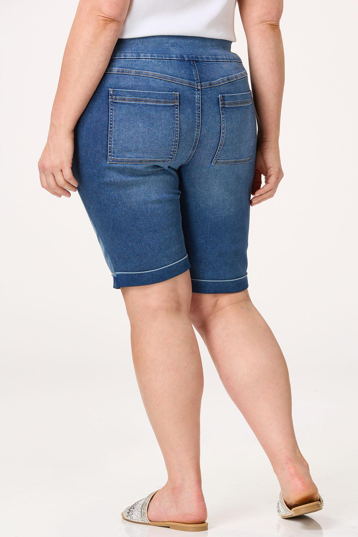  Cato Fashions | Cato Plus Size Curvy Denim Bermuda Shorts