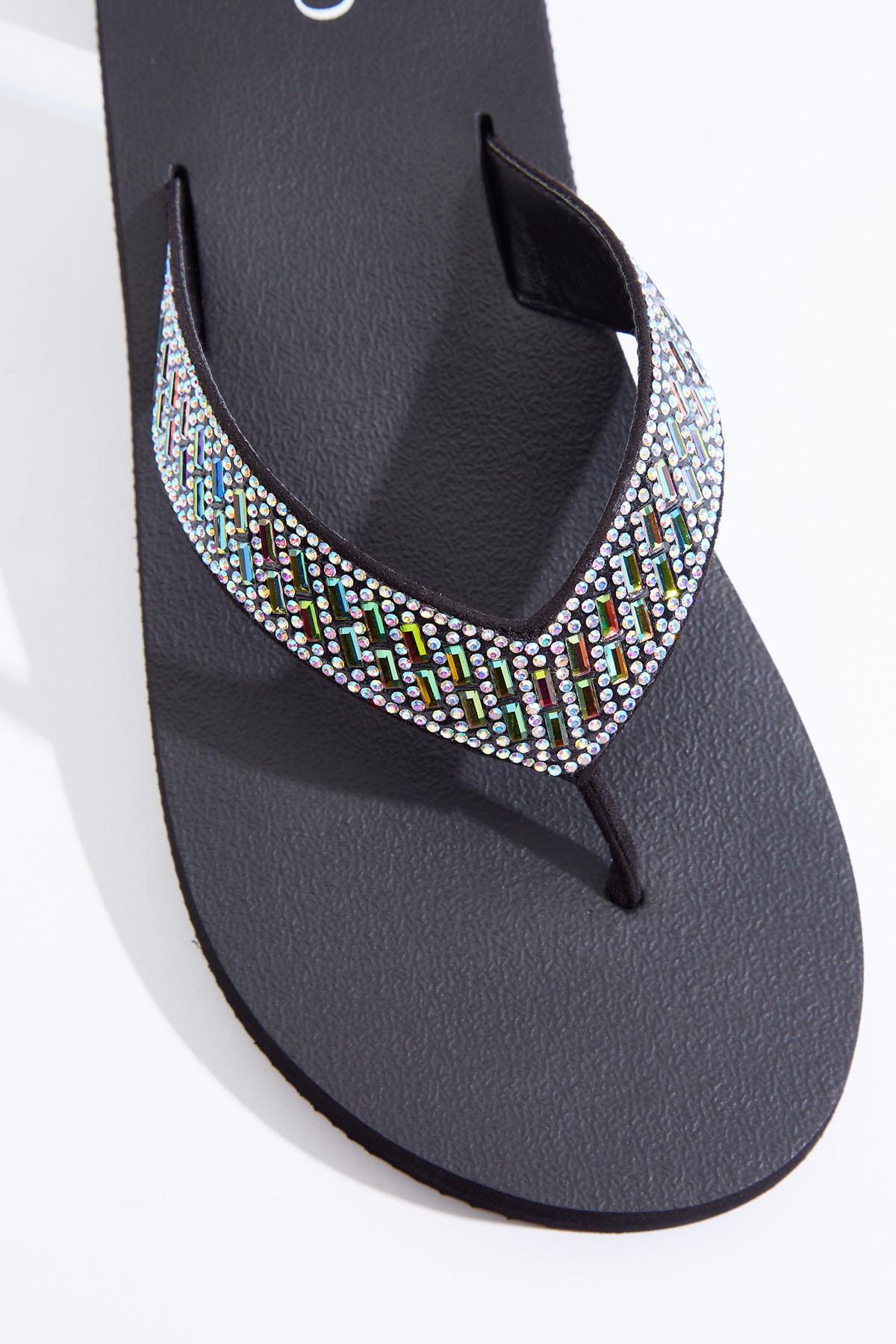 Cato Fashions | Cato Multi Stone Flip Flops