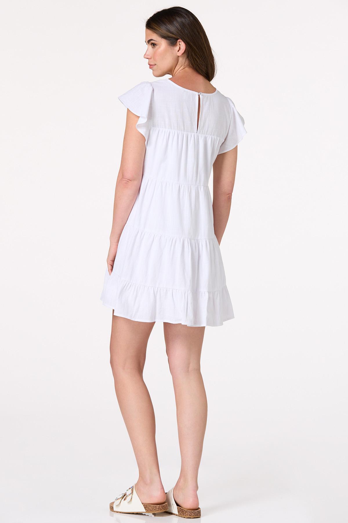  Cato Fashions | Cato Cotton Tiered Babydoll Dress