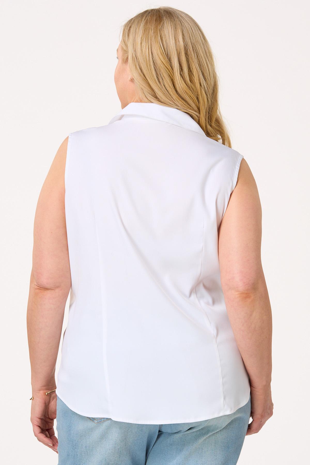 Cato Fashions | Cato Plus Size Button Down Sleeveless Top