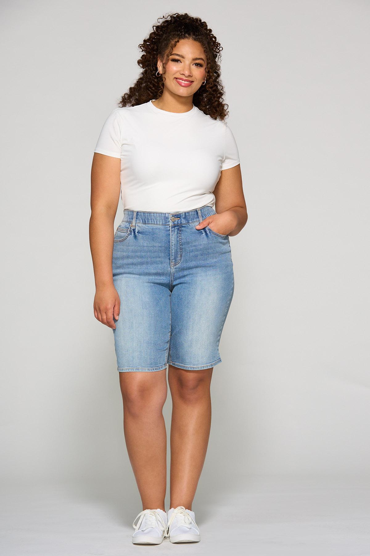 Cato Fashions | Cato Plus Size Contour Denim Shorts