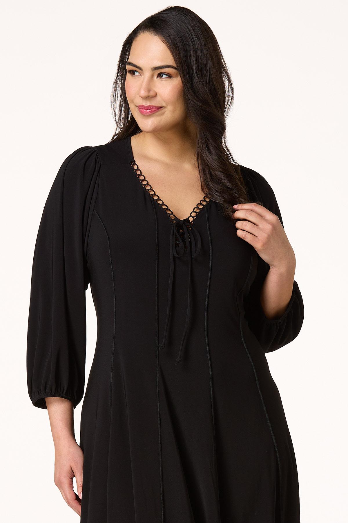  Cato Fashions | Cato Plus Size Seamed Lace Up Dress