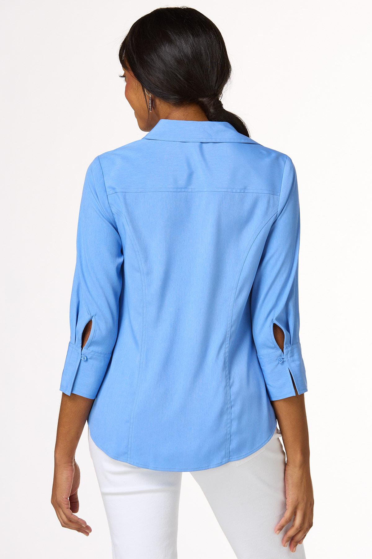 cato です Cato Fashions | Cato Petite Solid Button Down Shirt