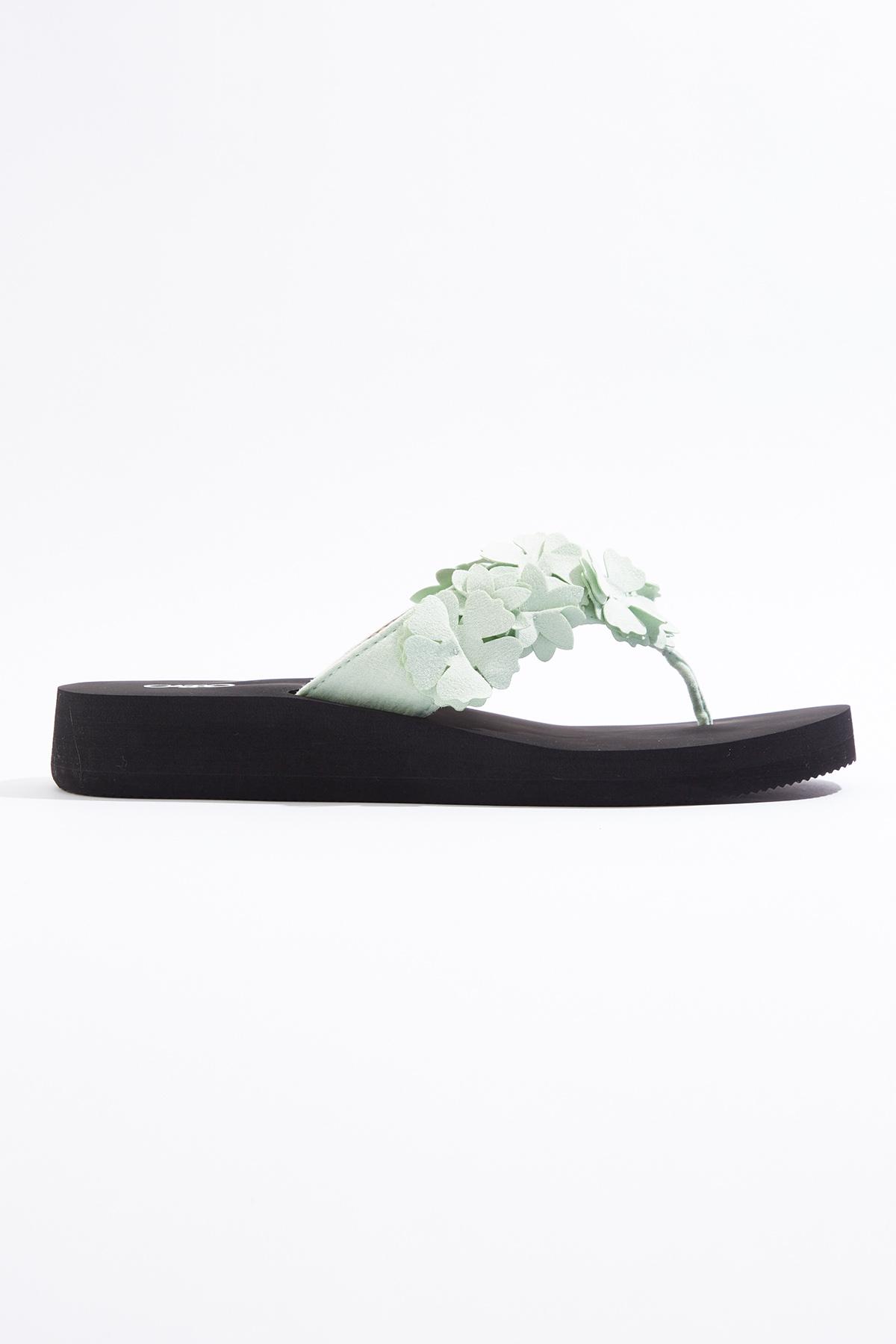  Cato Fashions | Cato Multi Flower Flip Flops