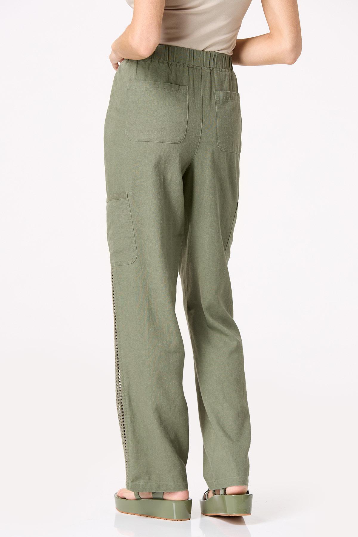 【oan】Eyelet Cargo String Pants Summit Utility Pants