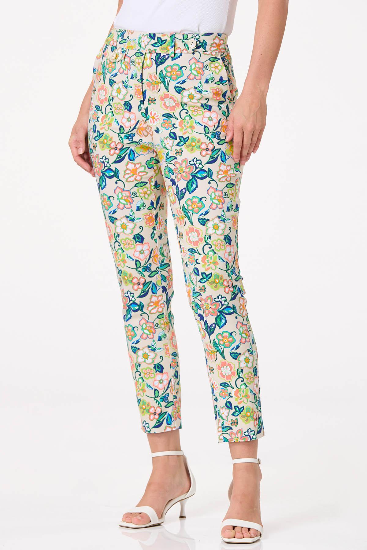  Cato Fashions | Cato Tropical Floral Ankle Pants