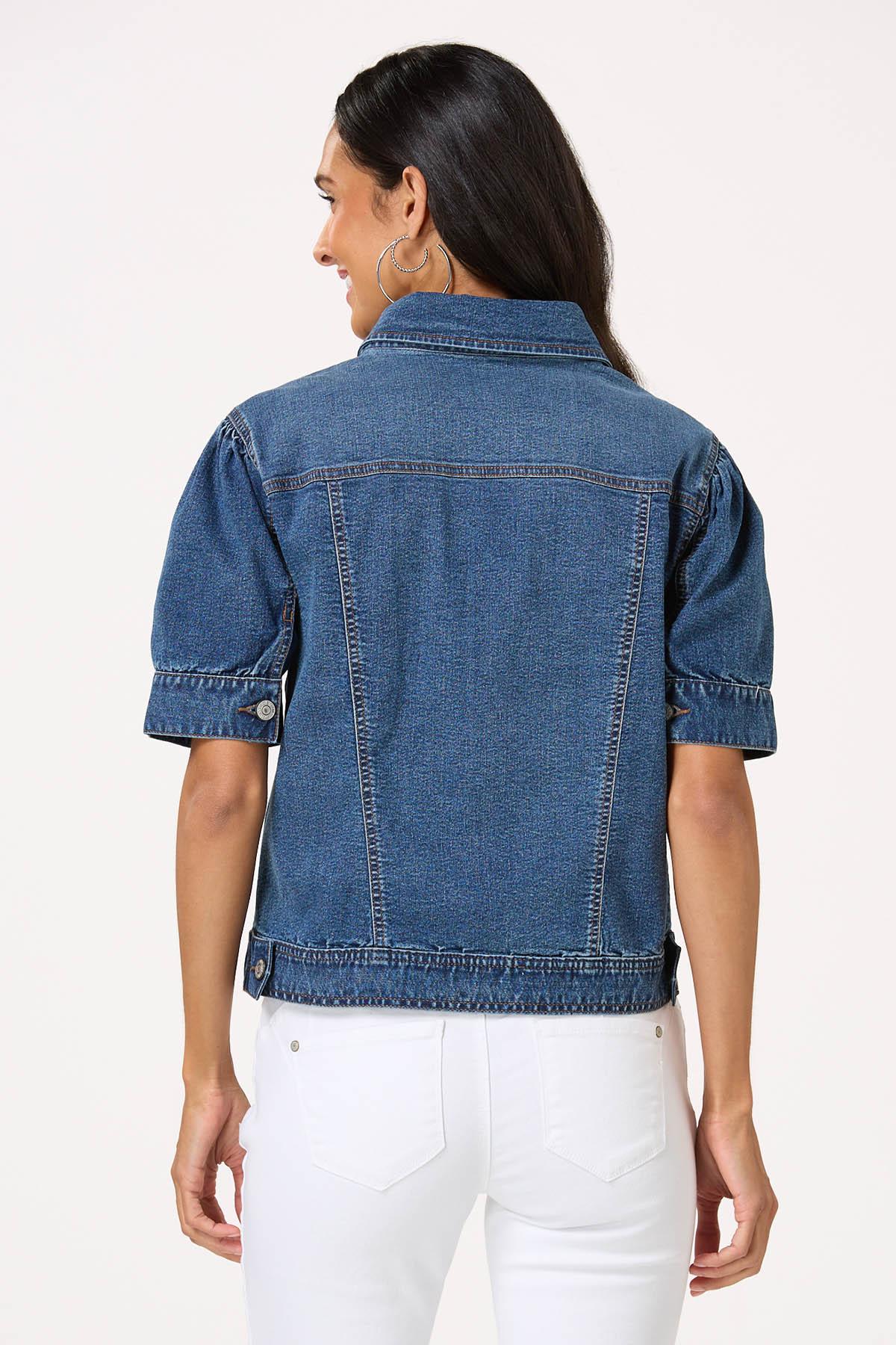  Cato Fashions | Cato Puff Sleeve Denim Jacket