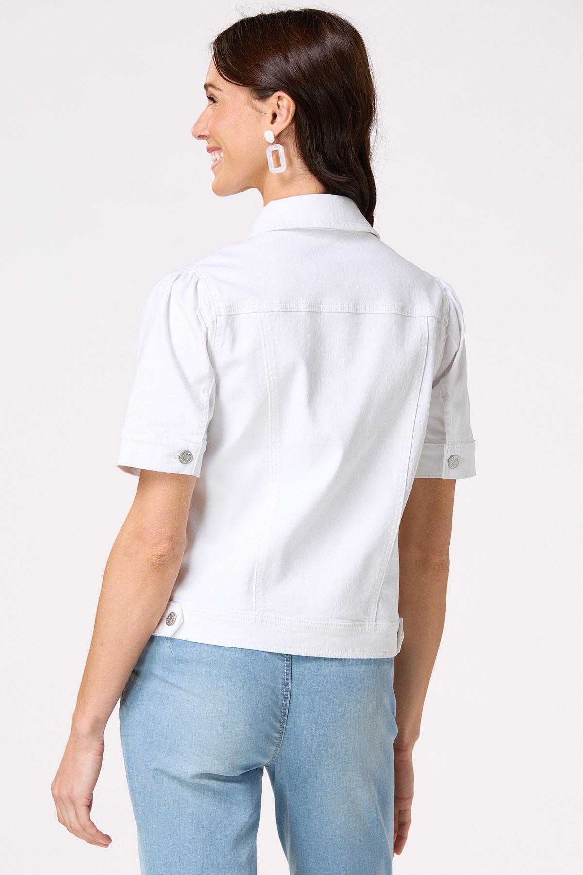 Cato Fashions | Cato 3d Flower Short Sleeve Denim Jacket