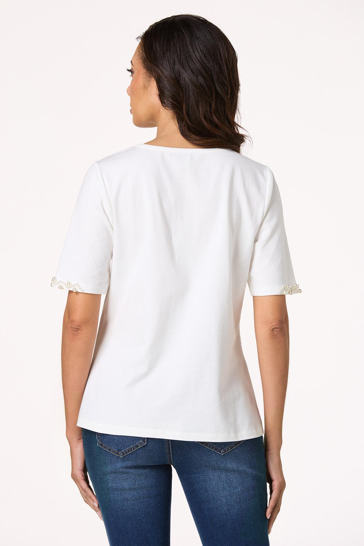 Cato Fashions | Cato Textured Floral Pearl Top