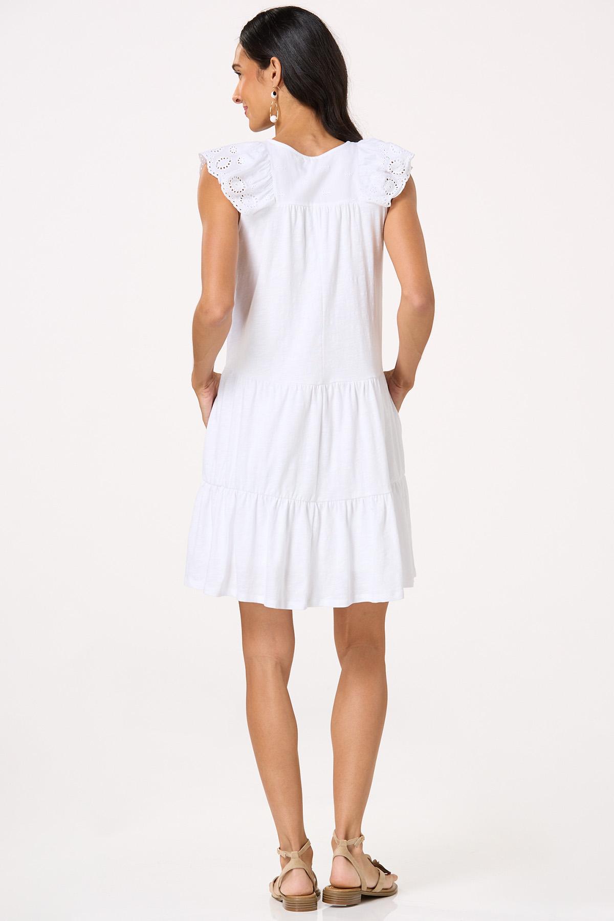 Cato Fashions | Cato Eyelet Flutter Sleeve Swing Dress