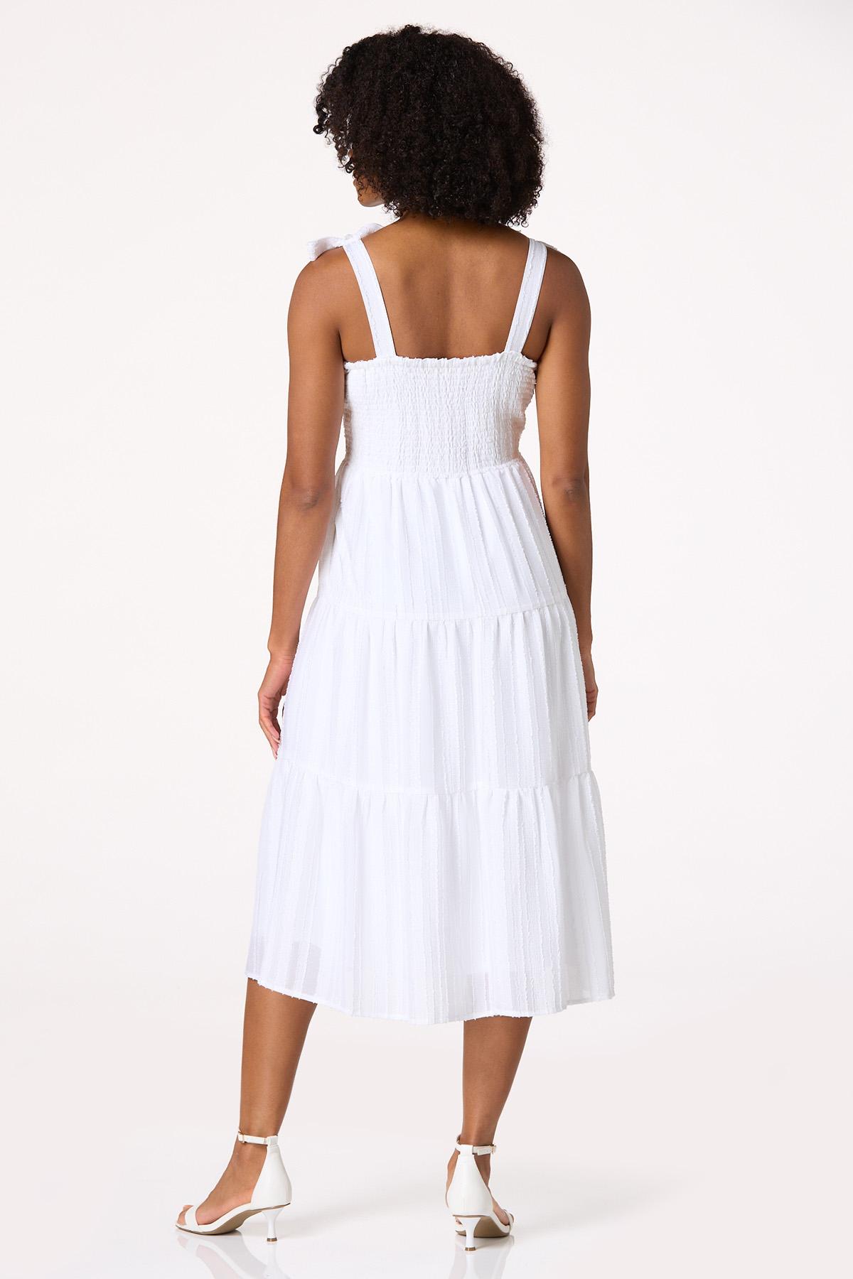 Cato Fashions | Cato Tiered Tie Shoulder Midi Dress