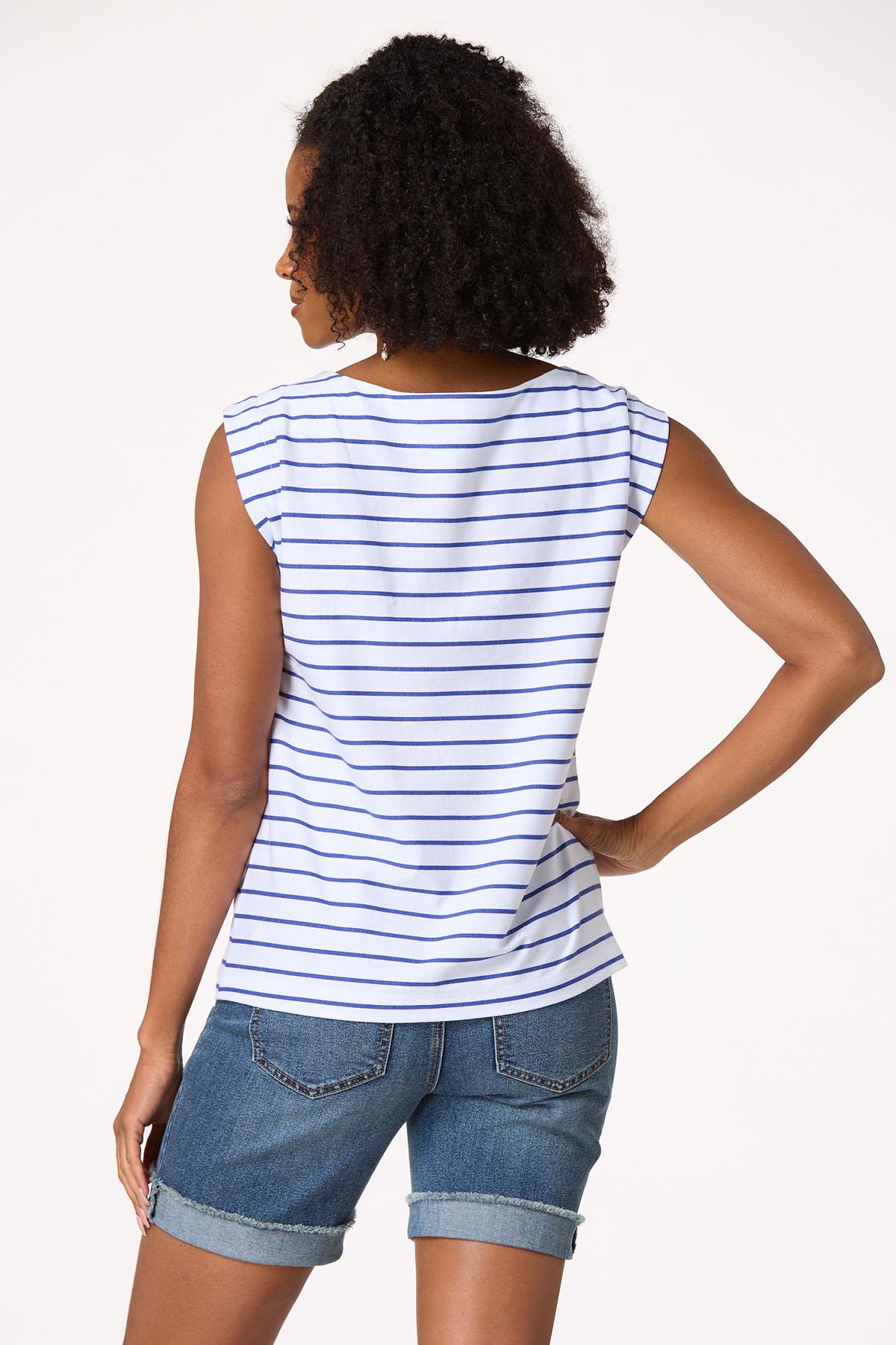  Cato Fashions | Cato Stripe Floral Top