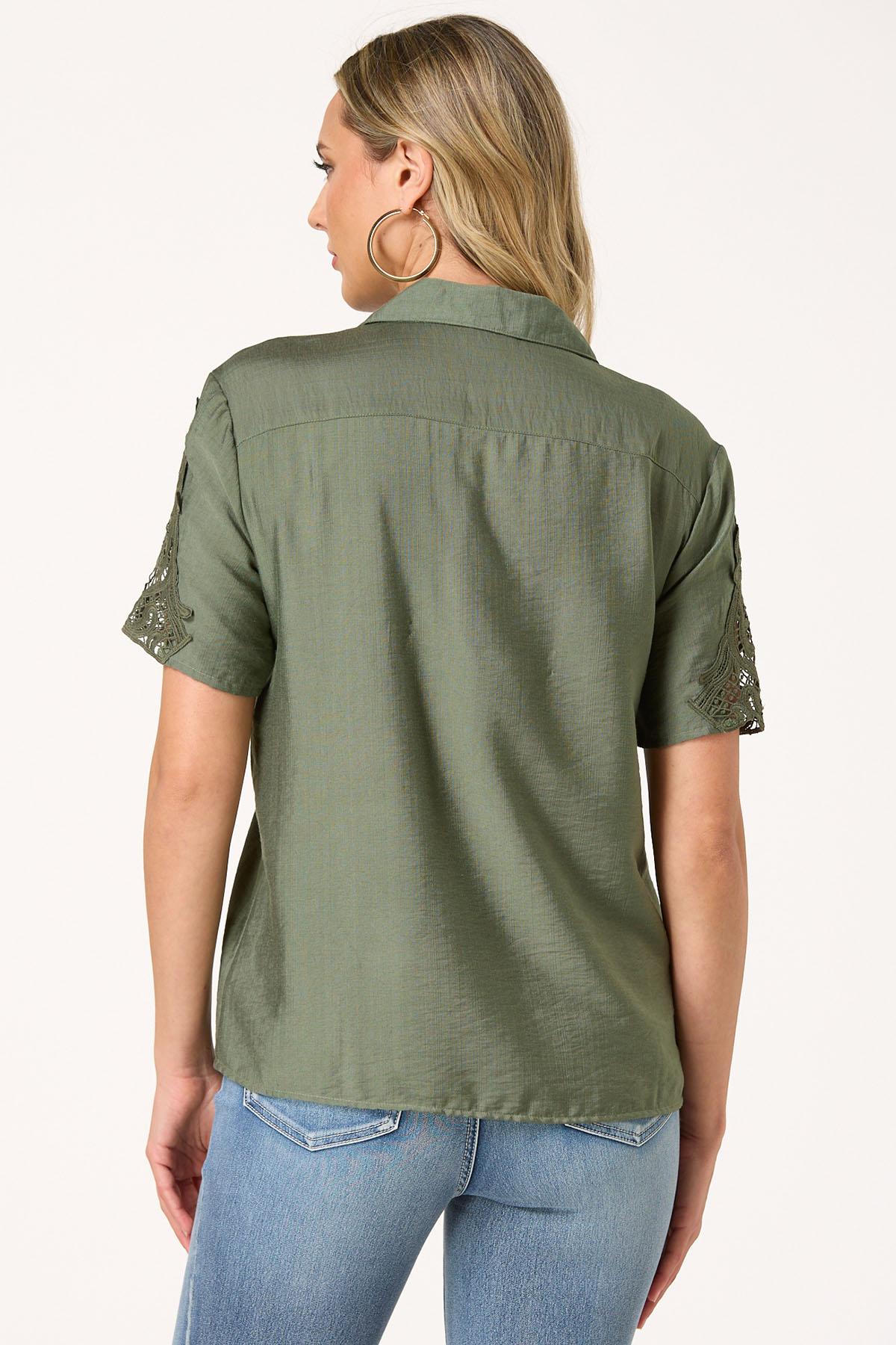 Cato Fashions | Cato Lace Trim Shirt