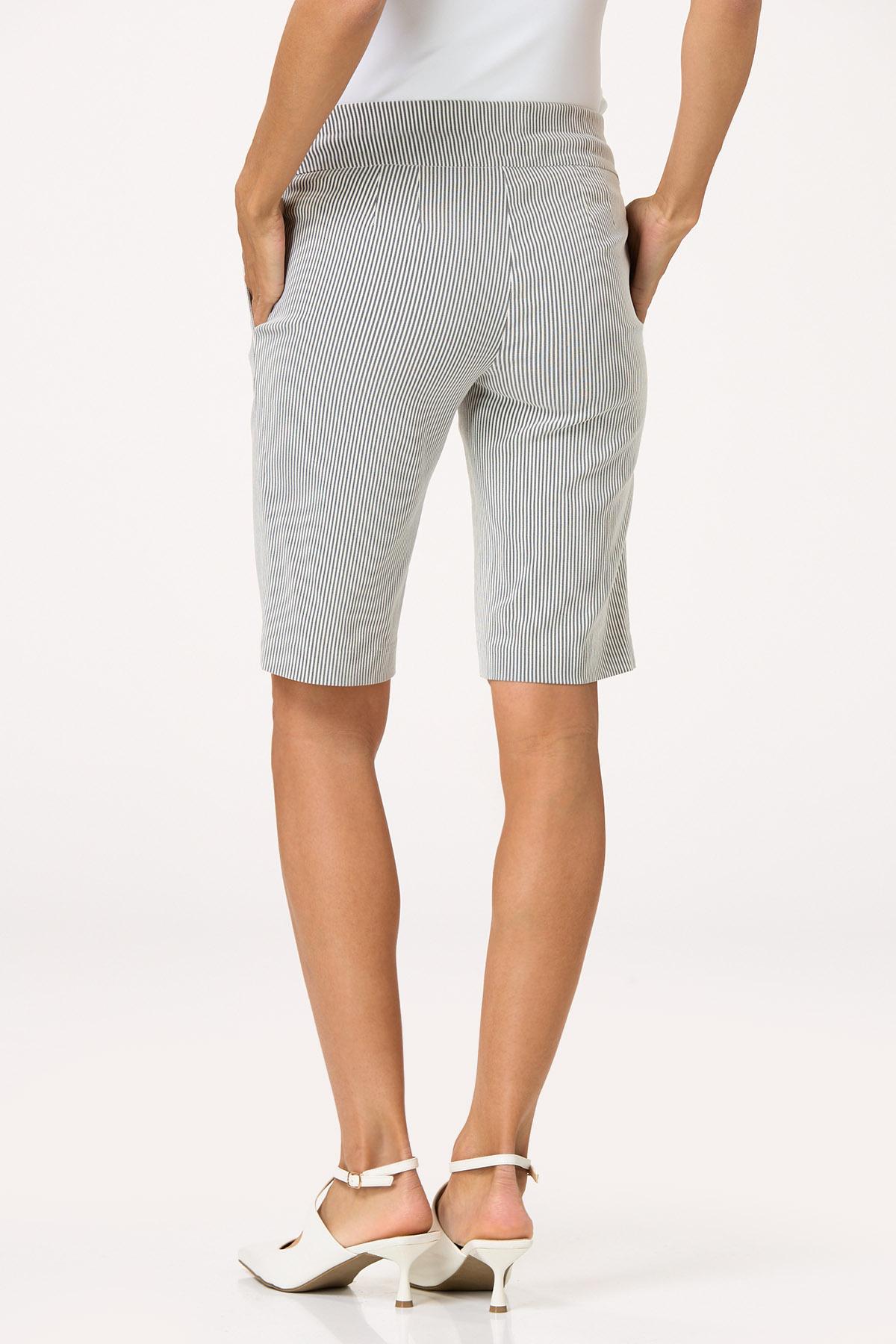 Cato Fashions | Cato Seersucker Bermuda Shorts