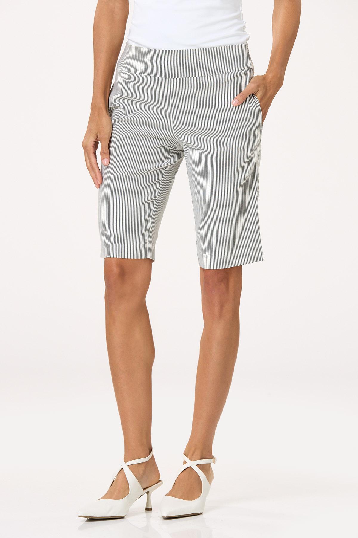 Cato Fashions | Cato Seersucker Bermuda Shorts