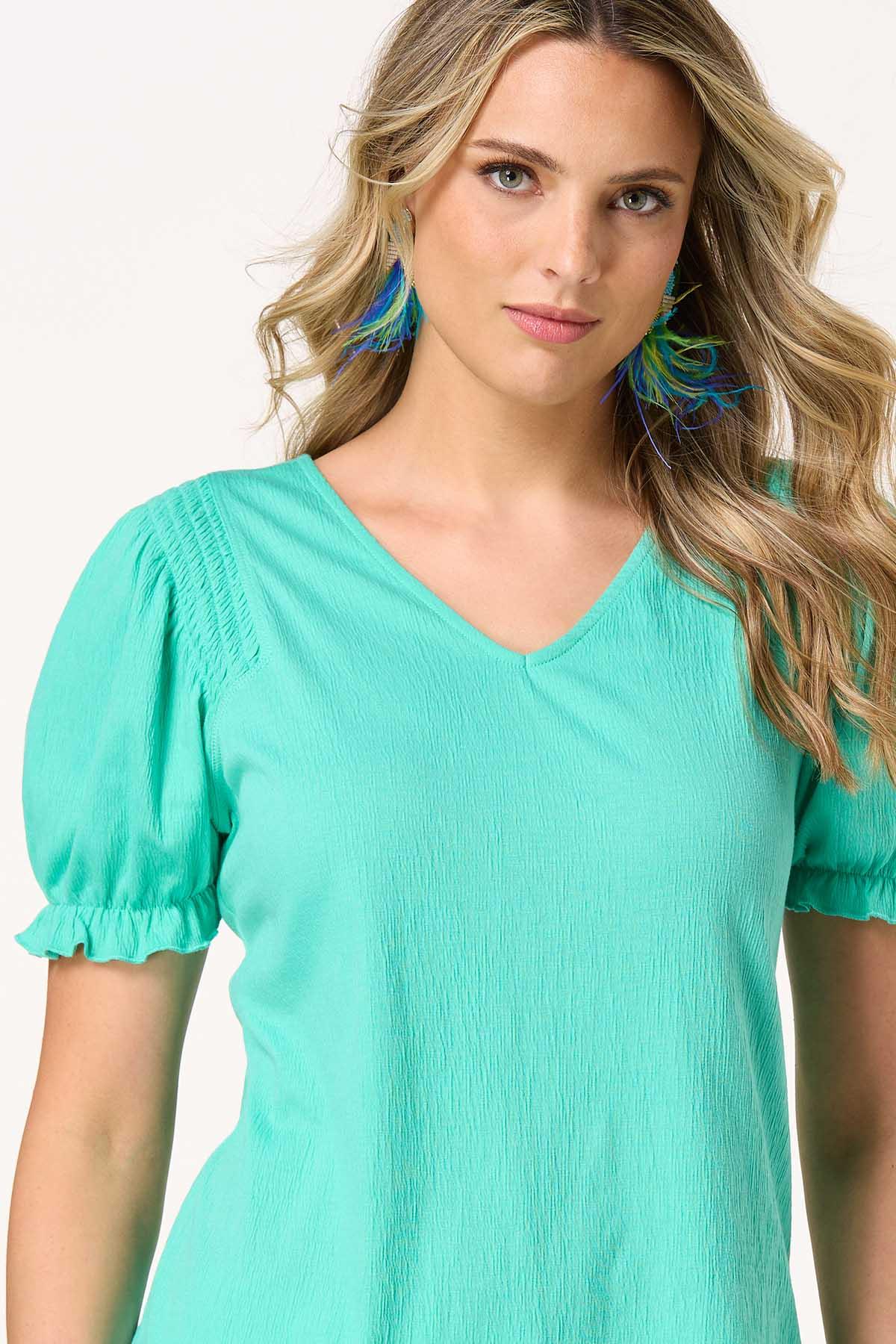  Cato Fashions | Cato Smocked Shoulder Top
