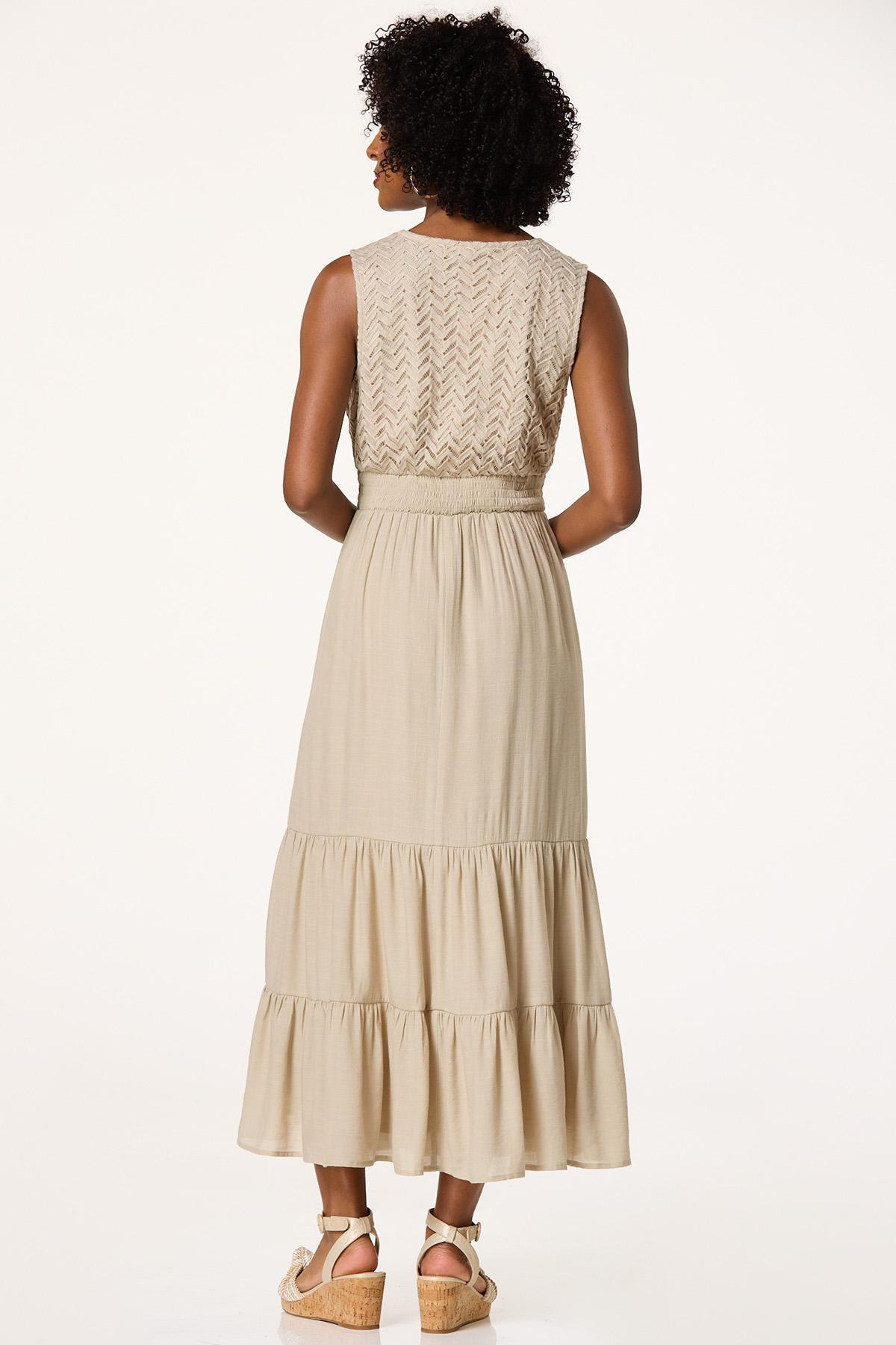  Cato Fashions | Cato Crochet Bodice Maxi Dress