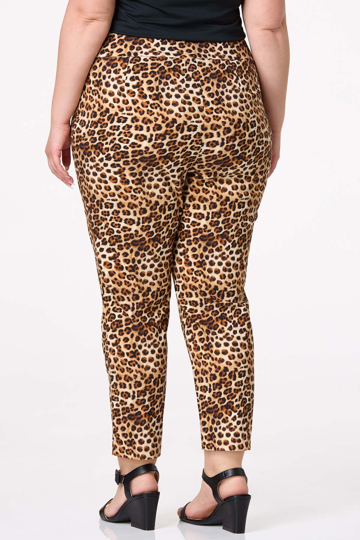  Cato Fashions | Cato Plus Size Leopard Bengaline Pants