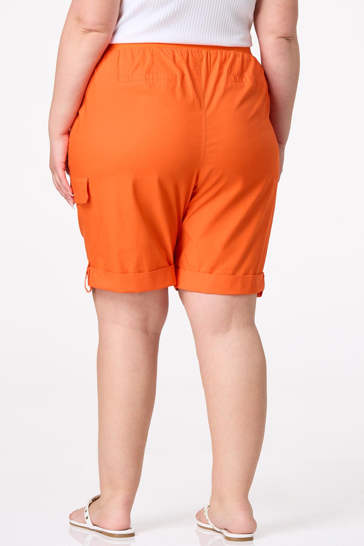 Cato Fashions | Cato Plus Size Poplin Utility Bermuda Shorts