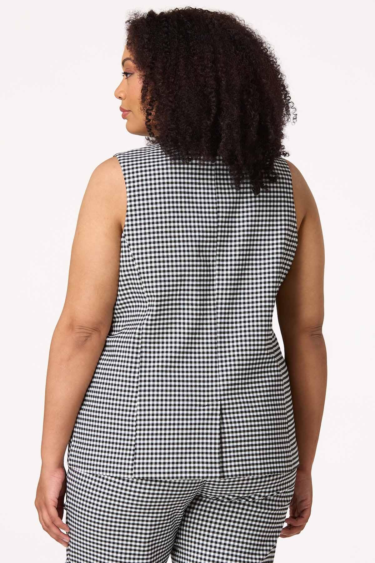  Cato Fashions | Cato Plus Size Gingham Bengaline Vest