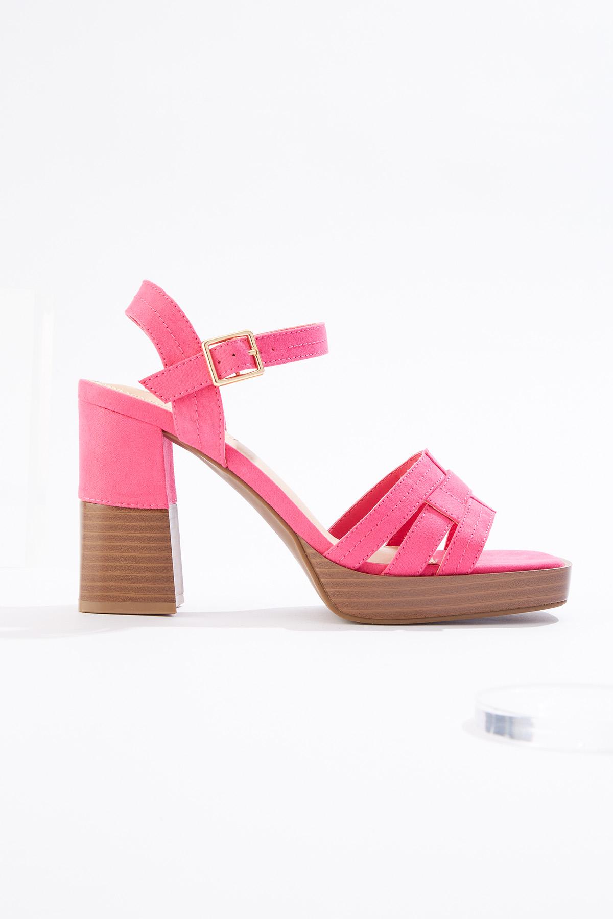 Cato Fashions | Cato Pink Platform Sandals