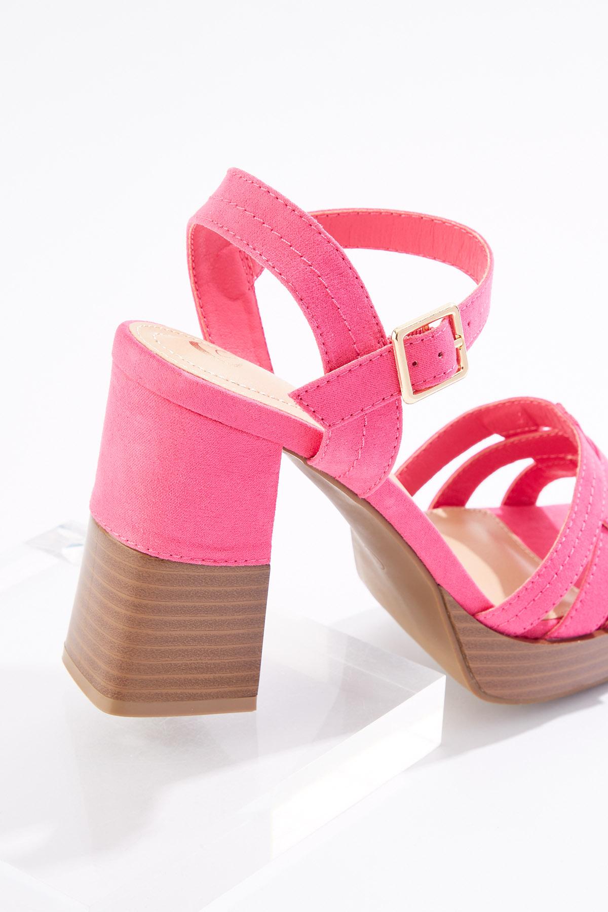  Cato Fashions | Cato Pink Platform Sandals