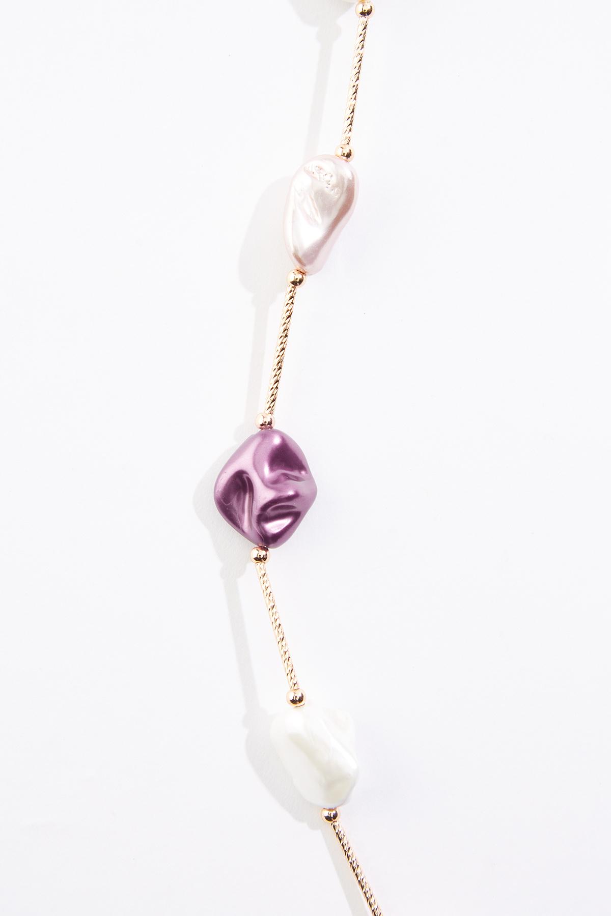  Cato Fashions | Cato Colored Shell Long Necklace Set