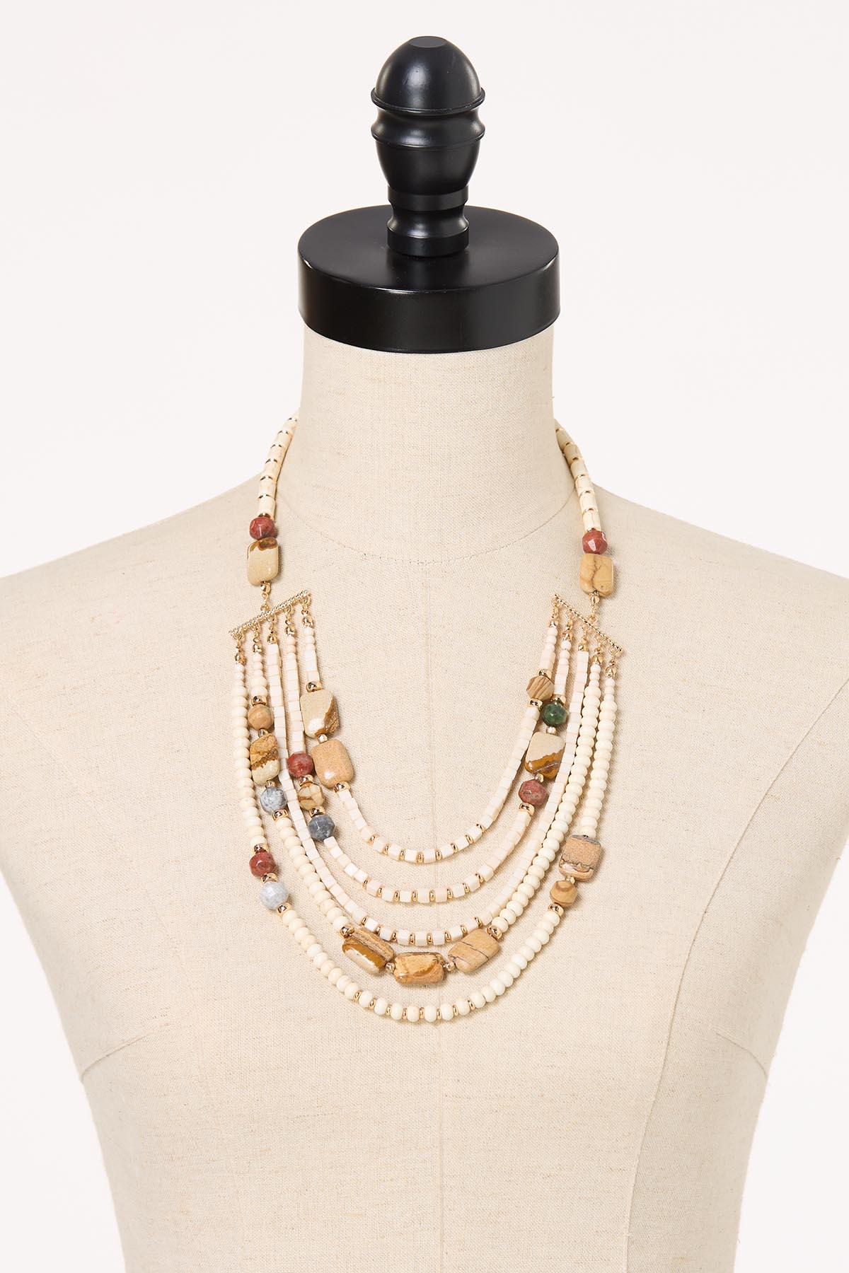  Cato Fashions | Cato Neutral Layered Necklace