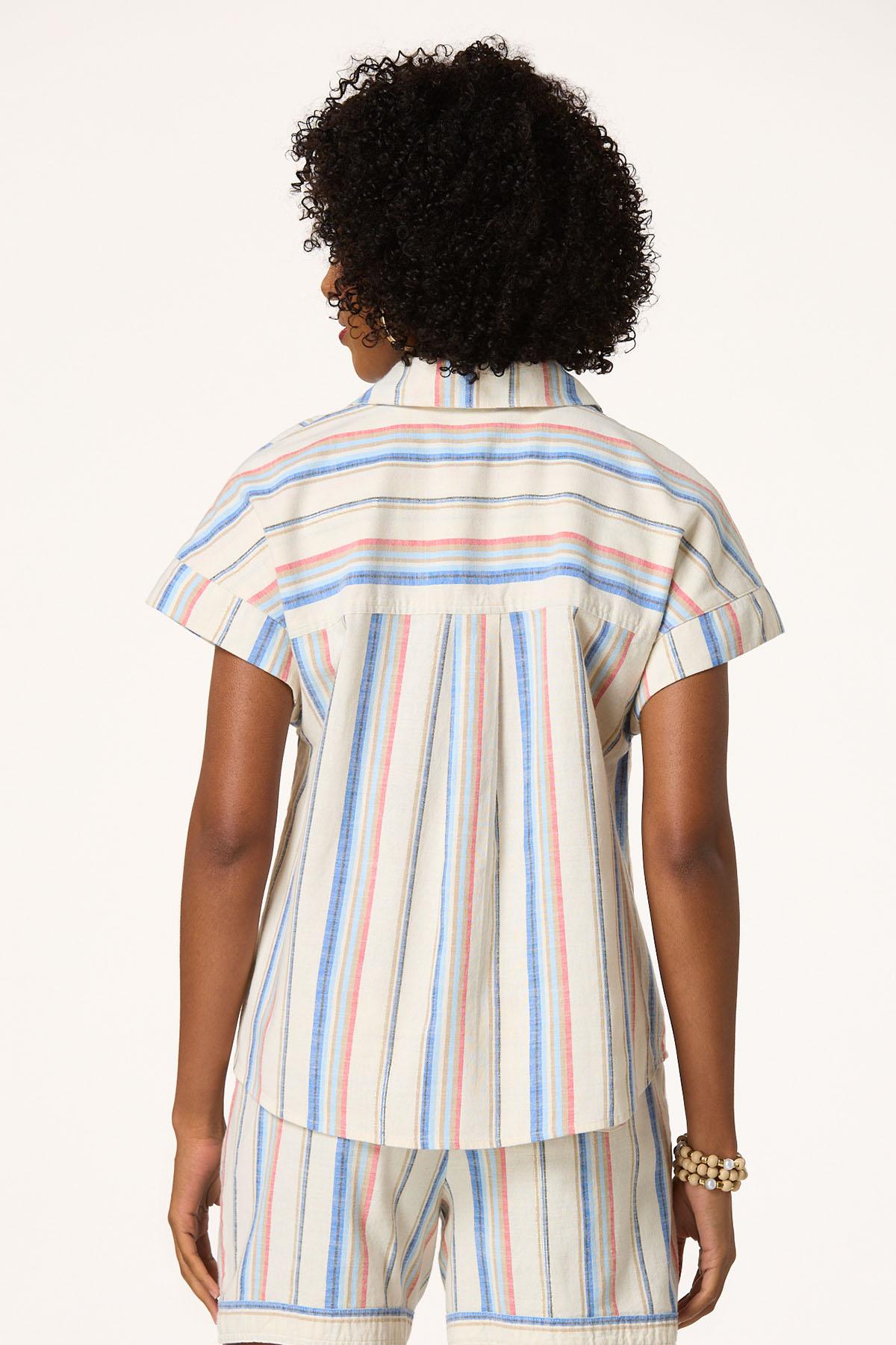 Cato Fashions | Cato Muted Stripe Pocket Front Shirt