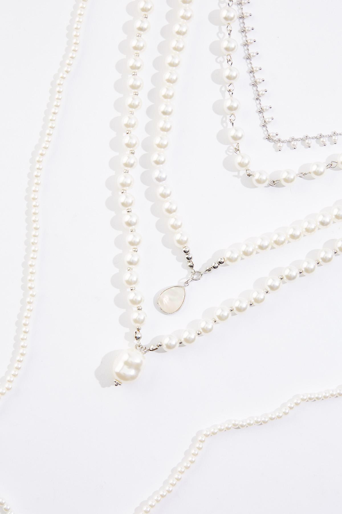  Cato Fashions | Cato Pearl Layered Long Necklace