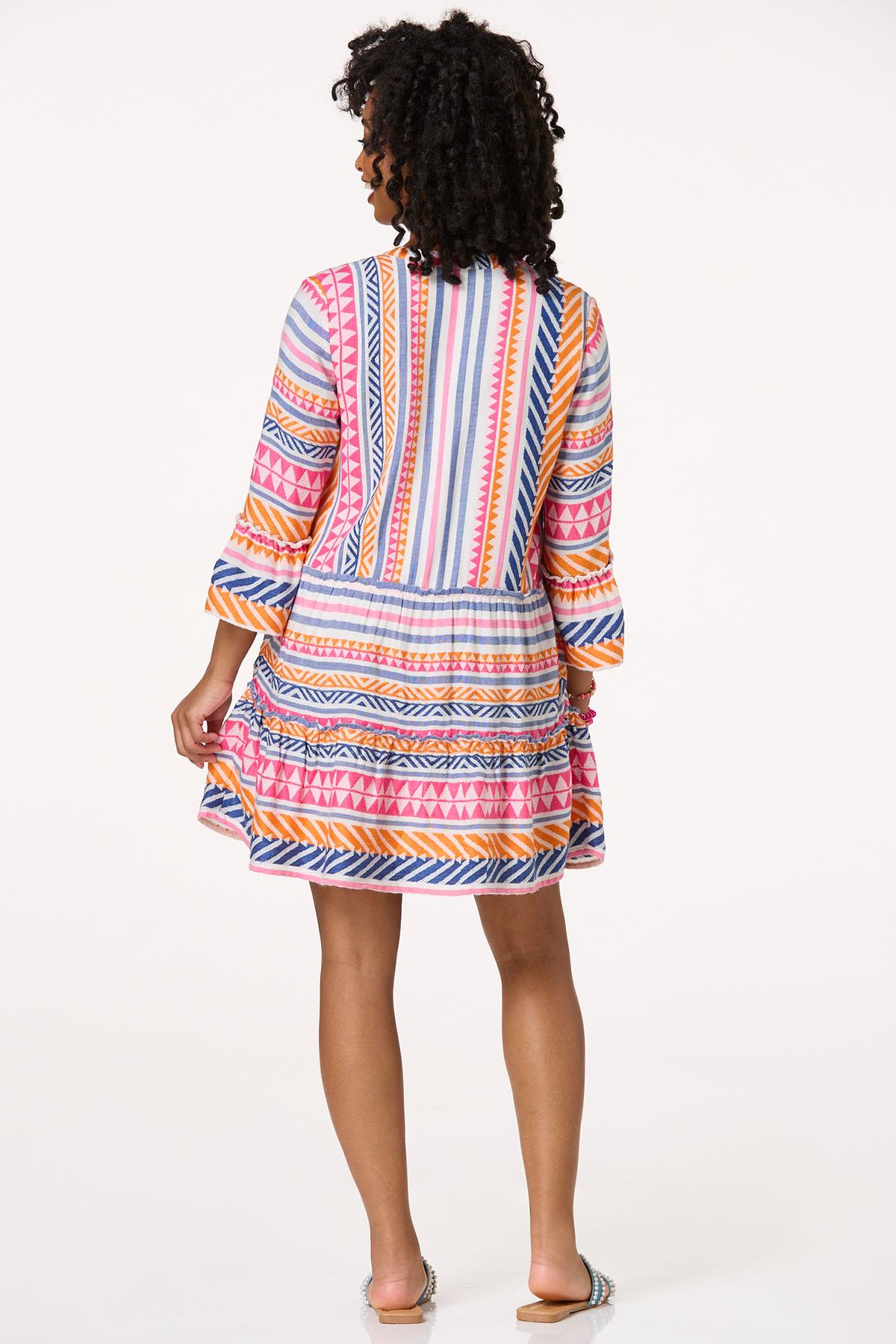 Cato Fashions | Cato Embroidered Aztec Dress