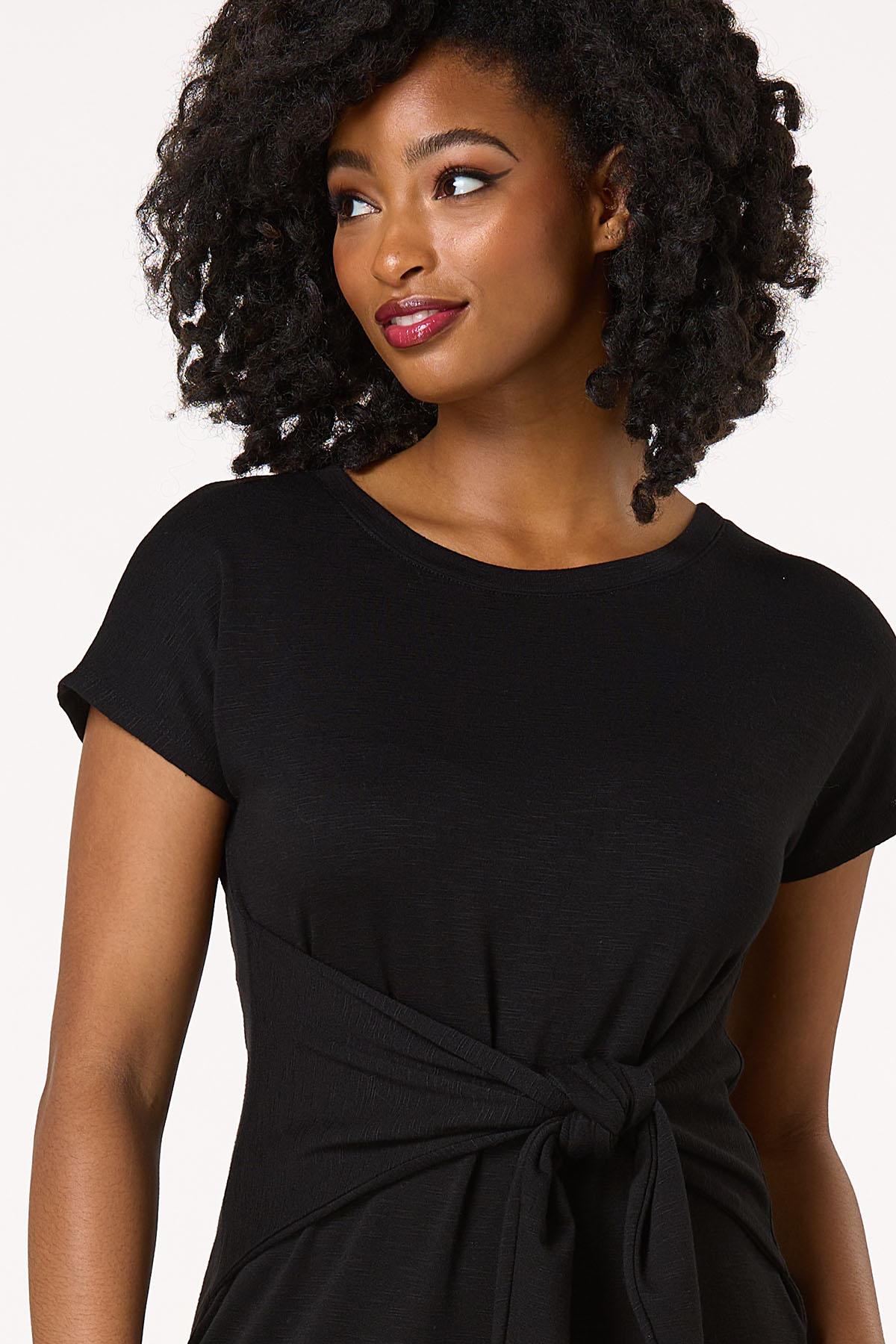 Cato Fashions | Cato Knotted Slub Knit Midi Dress
