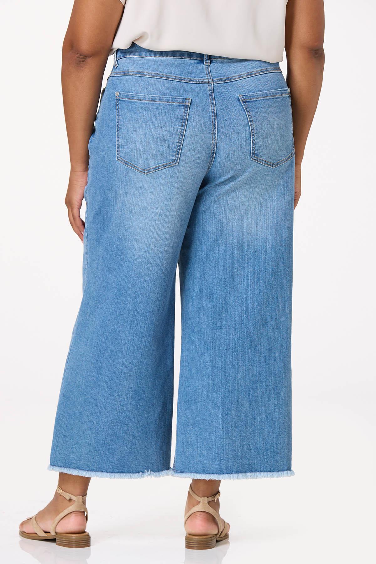 cato です Cato Fashions | Cato Plus Size Flower Detail Cropped Jeans