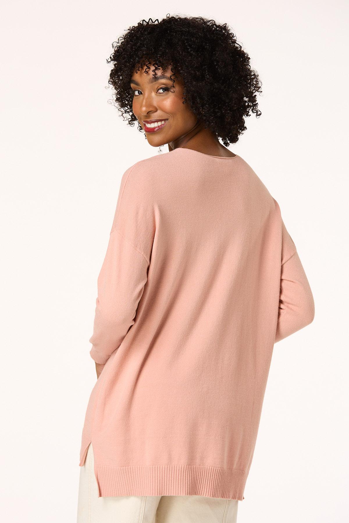  Cato Fashions | Cato Seamed V- Neck Sweater