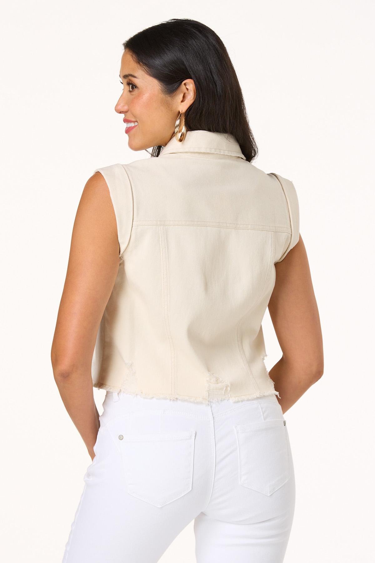  Cato Fashions | Cato Natural Distressed Vest