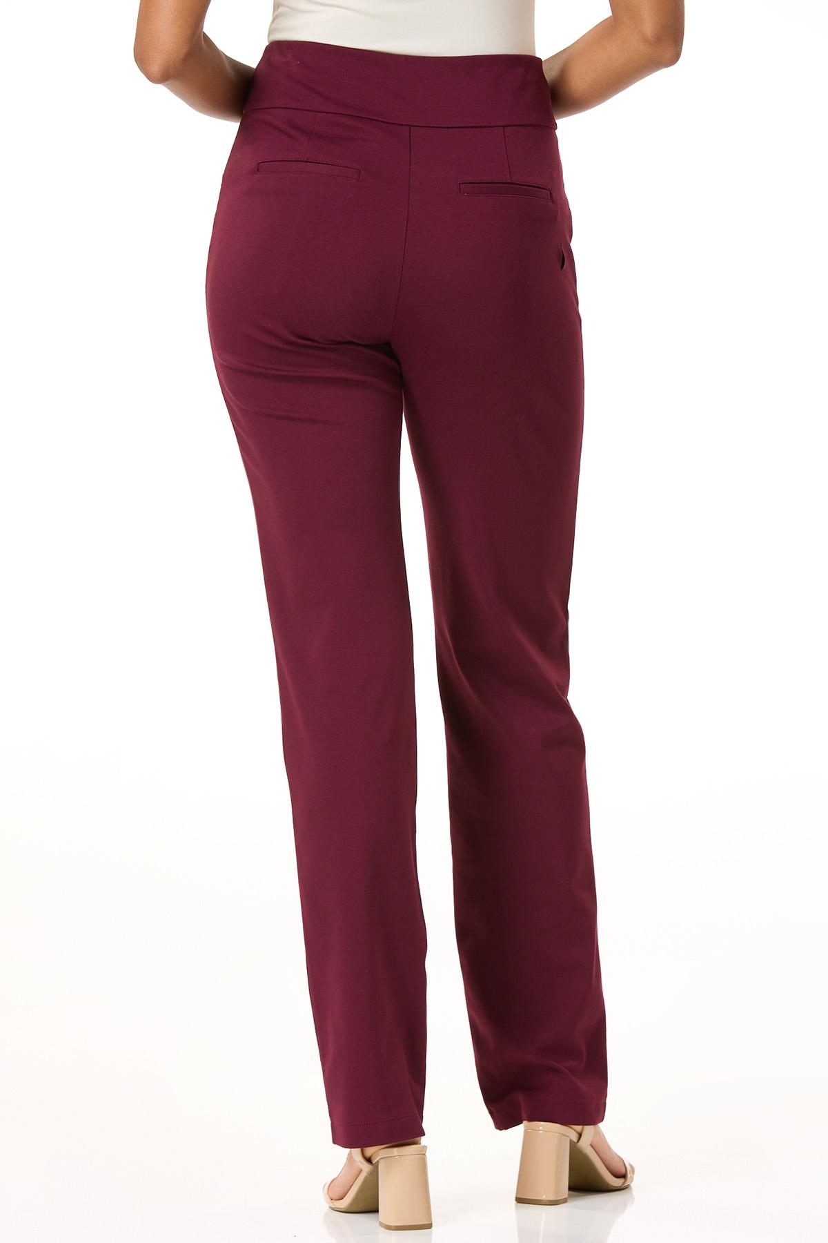 【新品】CARORIE LIGHT PONTE TAPERED PANTS[L] Women's Ponte Pants | Talbots