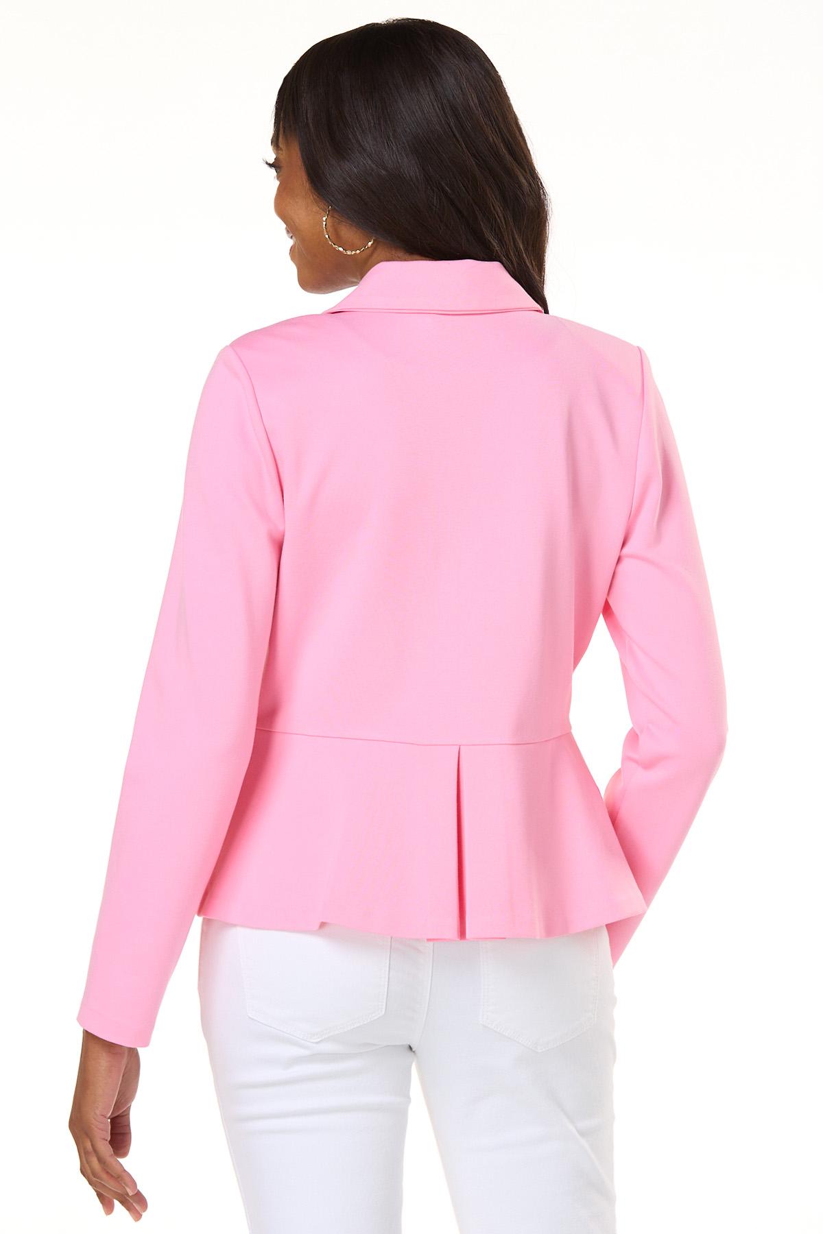 Cato Fashions | Cato Peplum Pleated Ponte Blazer
