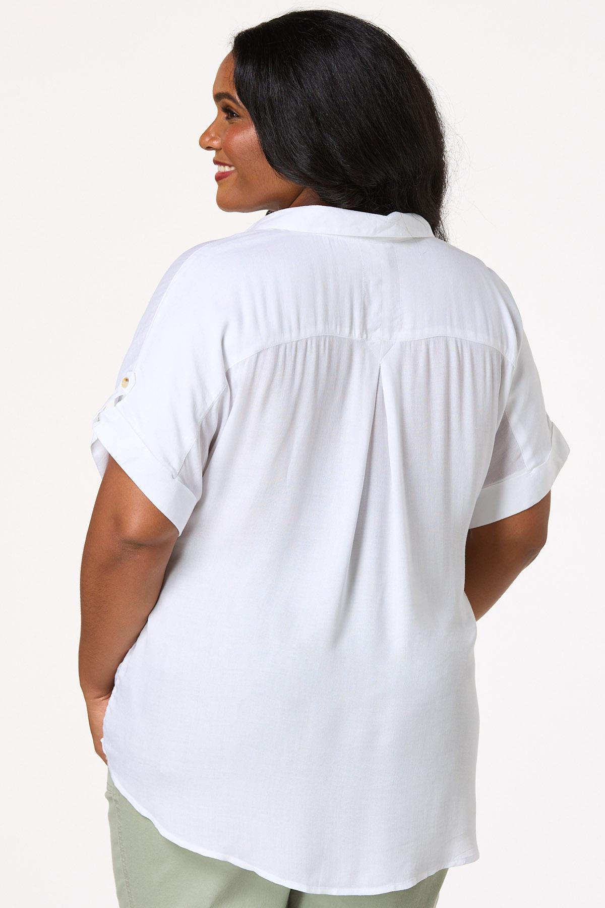 cato です Cato Fashions | Cato Oversize Textured Button Down Top