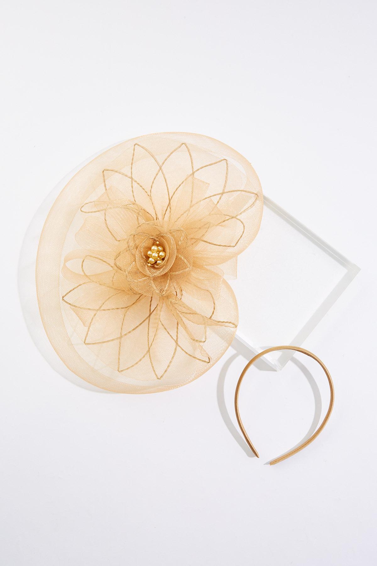 Cato Fashions | Cato Rosette Pearl Criss Cross Fascinator