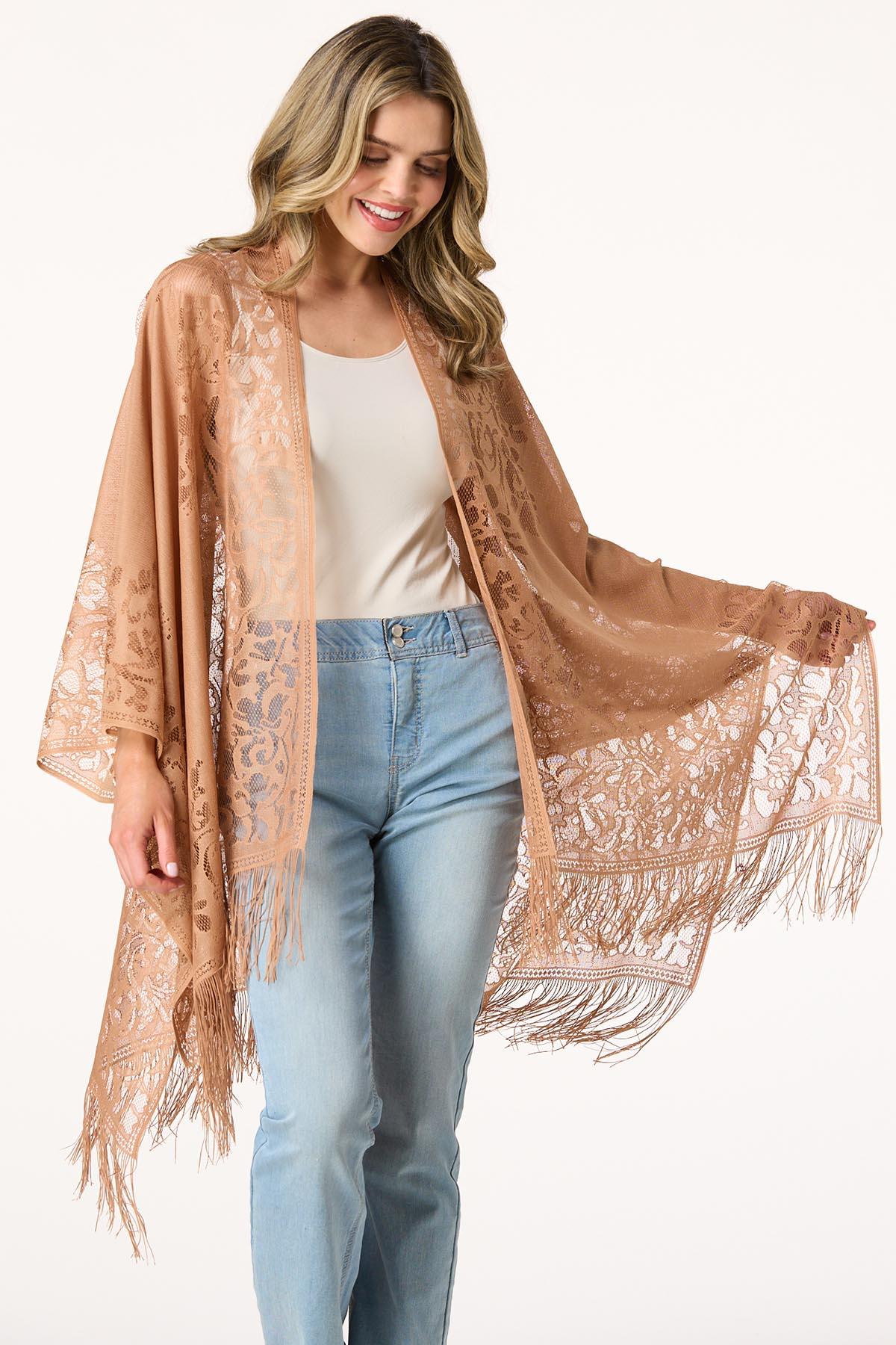 【unoaウノア】Degage Nosleeve /Harmonyflowers 3/4 SLEEVE FLORAL PRINT OPEN FRONT KIMONO – The Hotpink Daisy