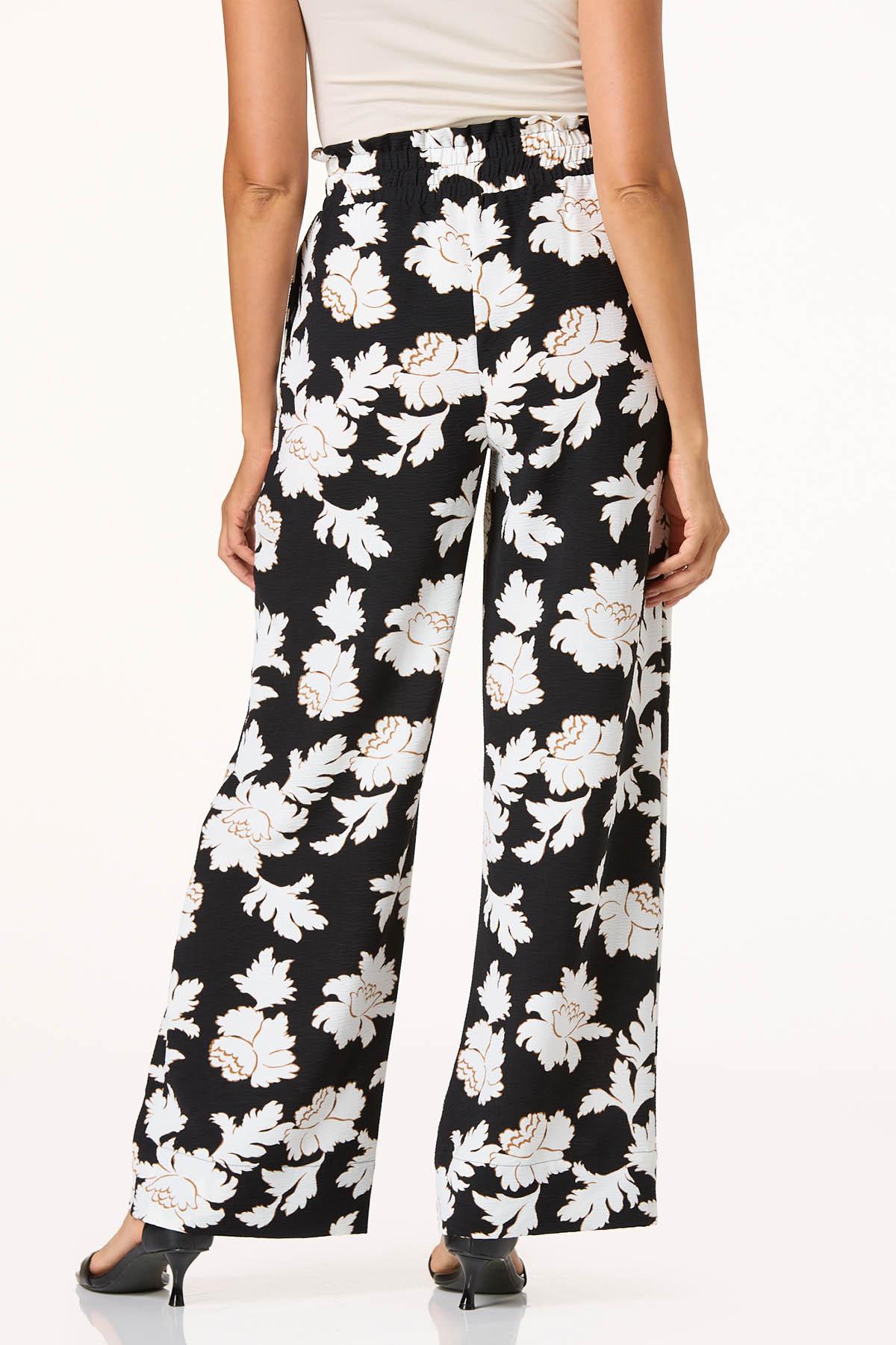  Cato Fashions | Cato Natural Floral Wide Leg Pants