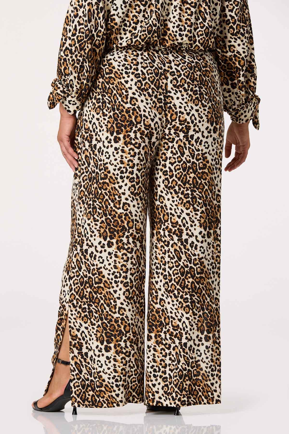  Cato Fashions | Cato Plus Size Leopard Wide Leg Pants